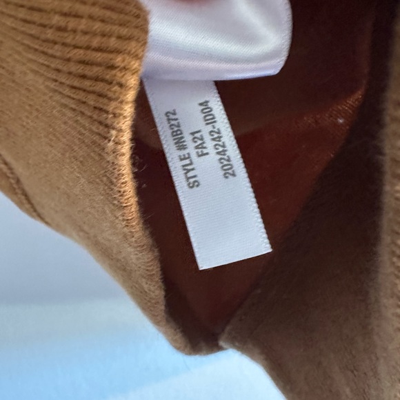 Madewell MWL Brown Orange Velour Half-Zip Sweatshirt Size XXS EUC - Picture 10 of 10